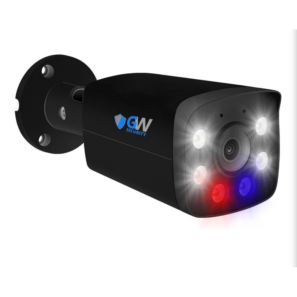 GW Security 12MP 6K PoE IP Camera Full-Time Color NightVision Bullet GW1202503
